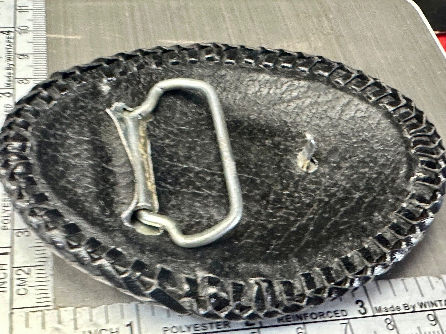 ALR American Legion Riders - Eagle Emblem on large leather belt buckle