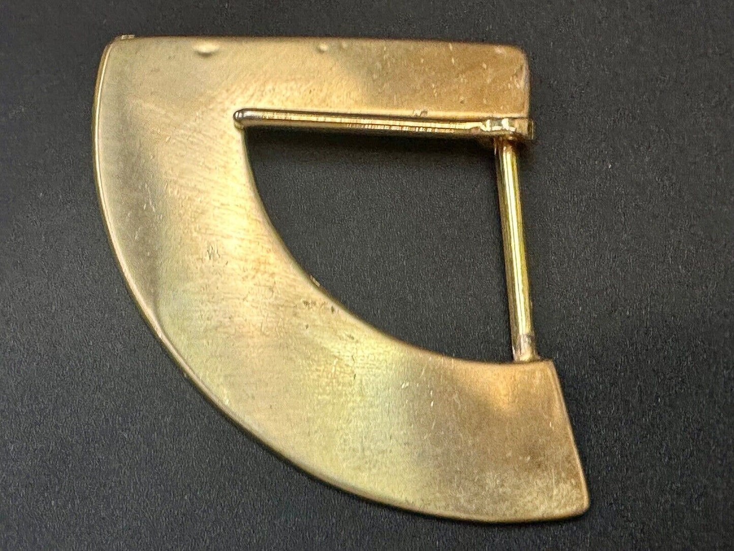 1/4 of a circle - Vintage gold tone Replacement belt buckle