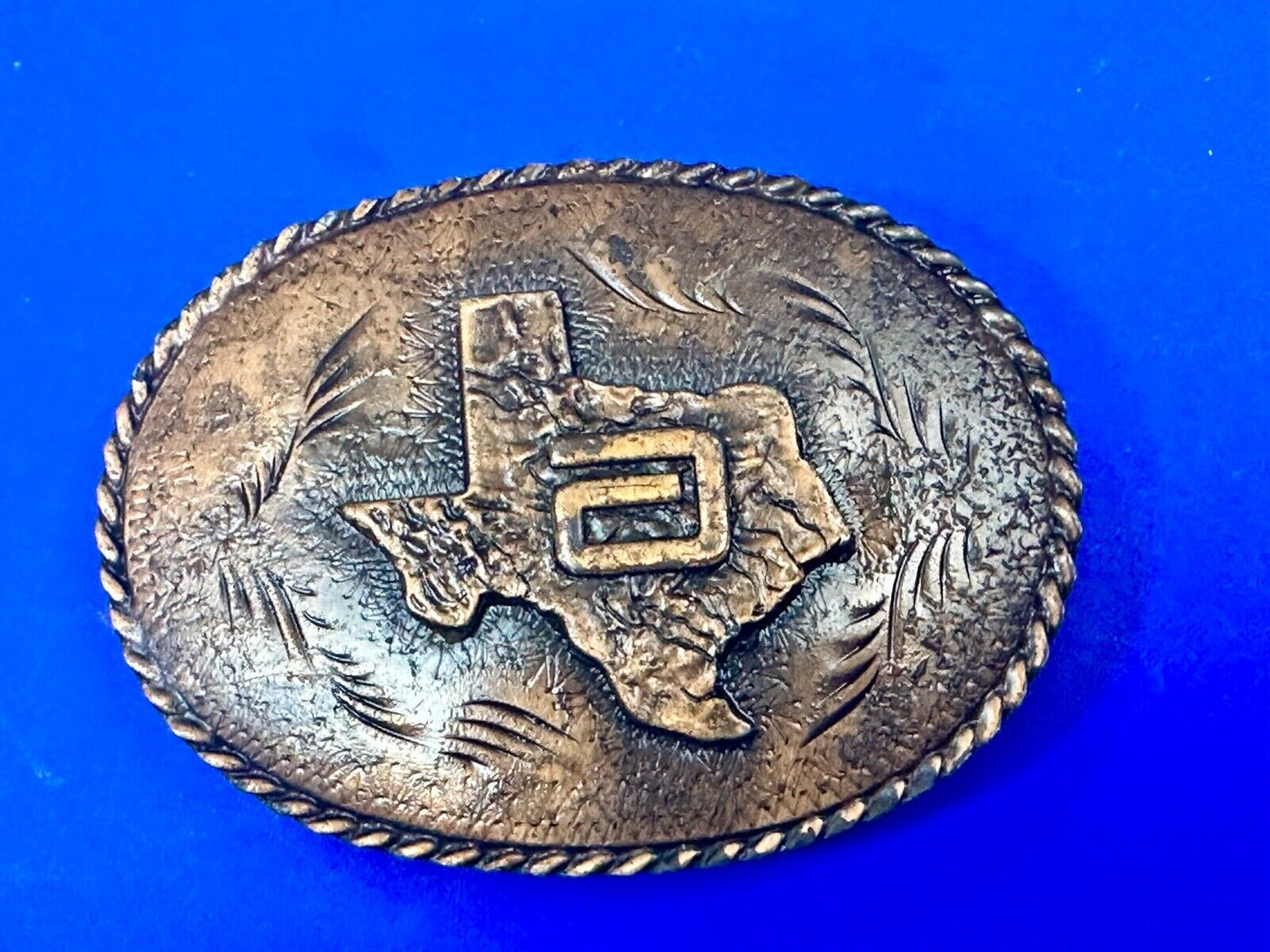 Abbott Laboratories Austin Texas Hospital Products Division 1980's belt buckle