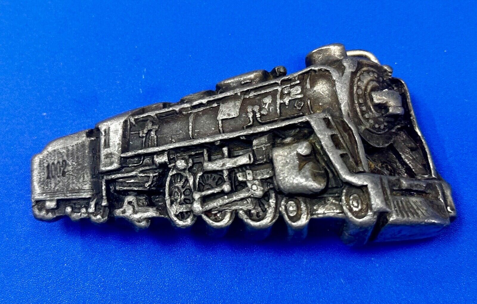 1002 RR Steam Engine Train Rail Road collectable  1978 Bergamot Belt Buckle