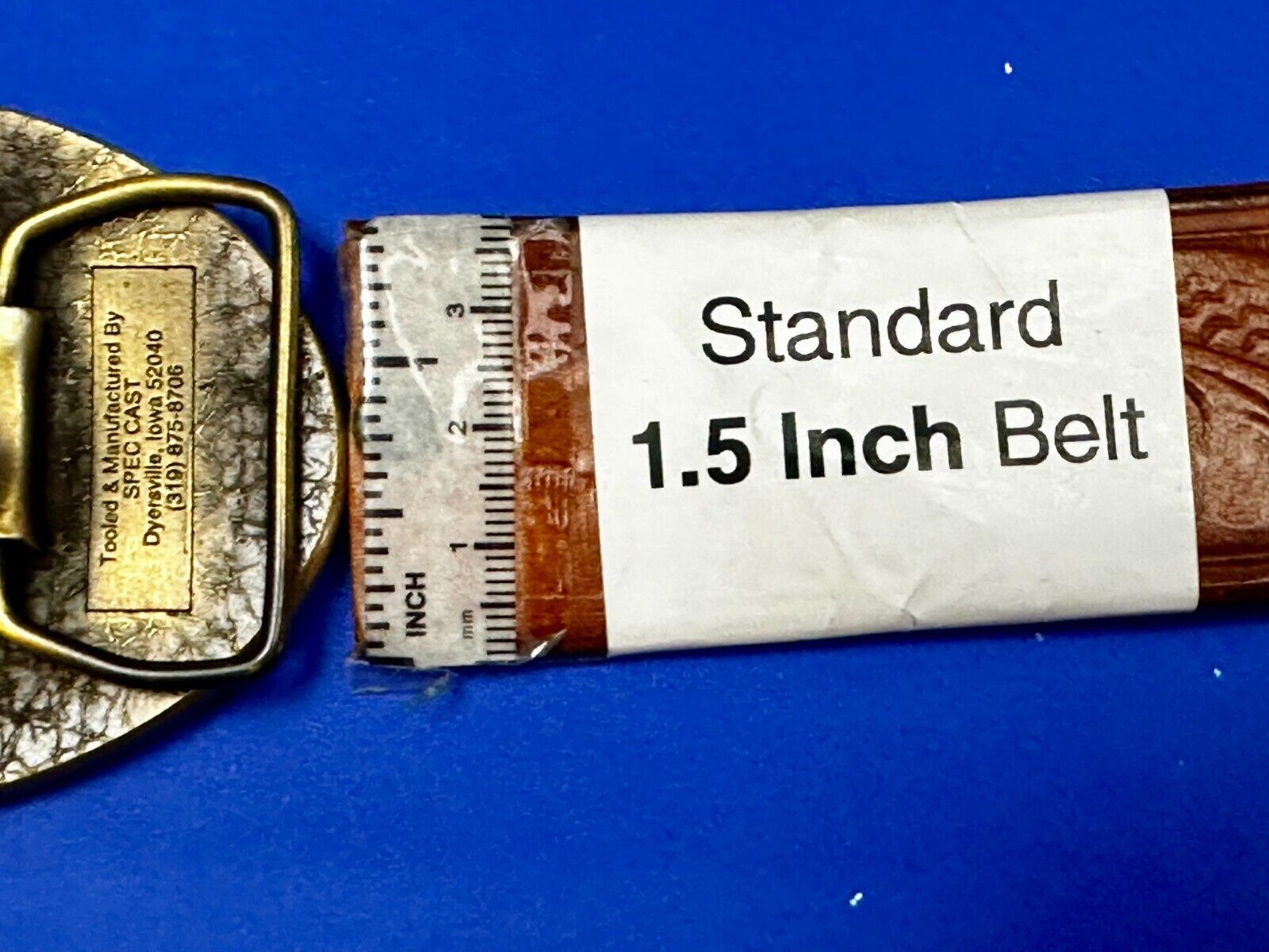 63 years TISCO Tractor Implement Supply company Vintage Belt Buckle by Speccast