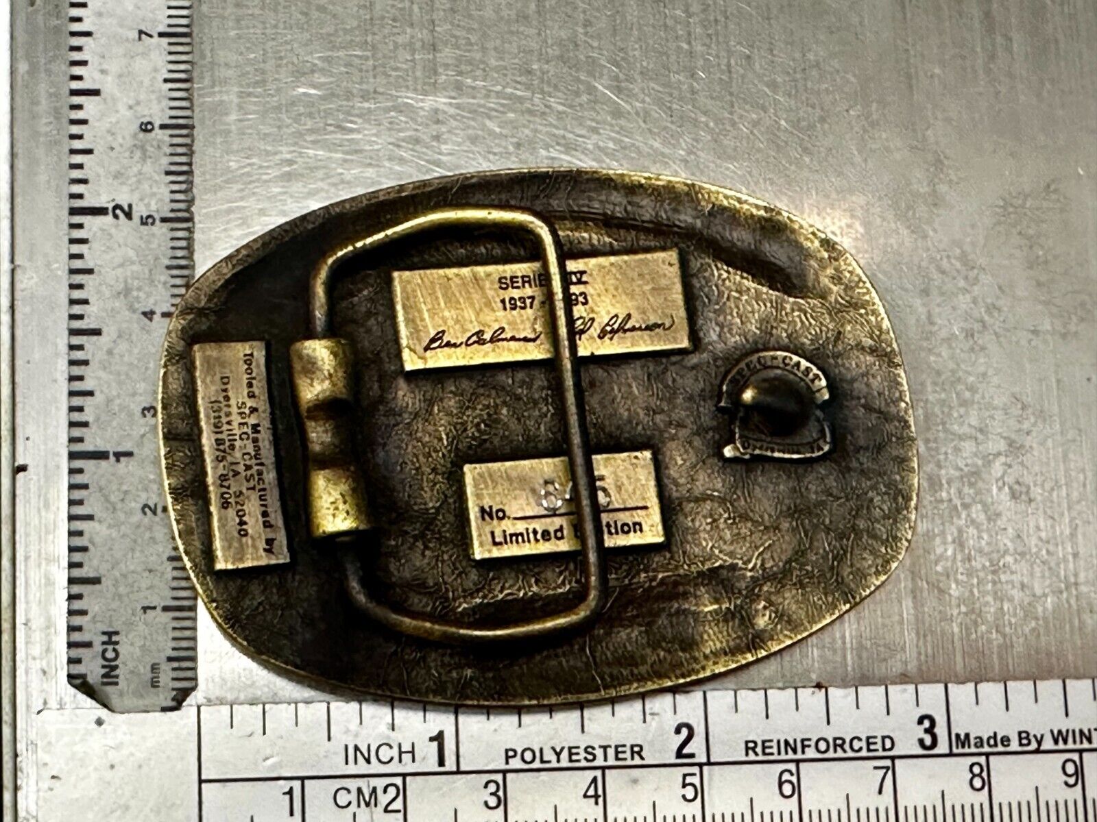 56 Years TISCO Tractor Implement Supply company NOS Belt Buckle by Speccast