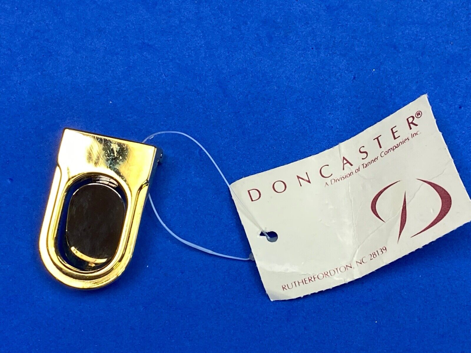 Vintage Doncaster Nos Formal Silver And Gold Tone Dress Belt Buckle 
