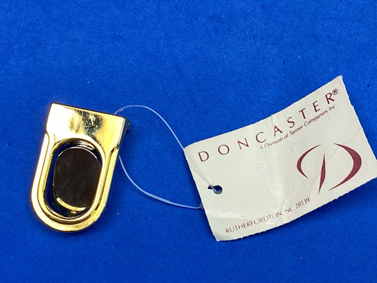 Vintage Doncaster Nos Formal Silver And Gold Tone Dress Belt Buckle 
