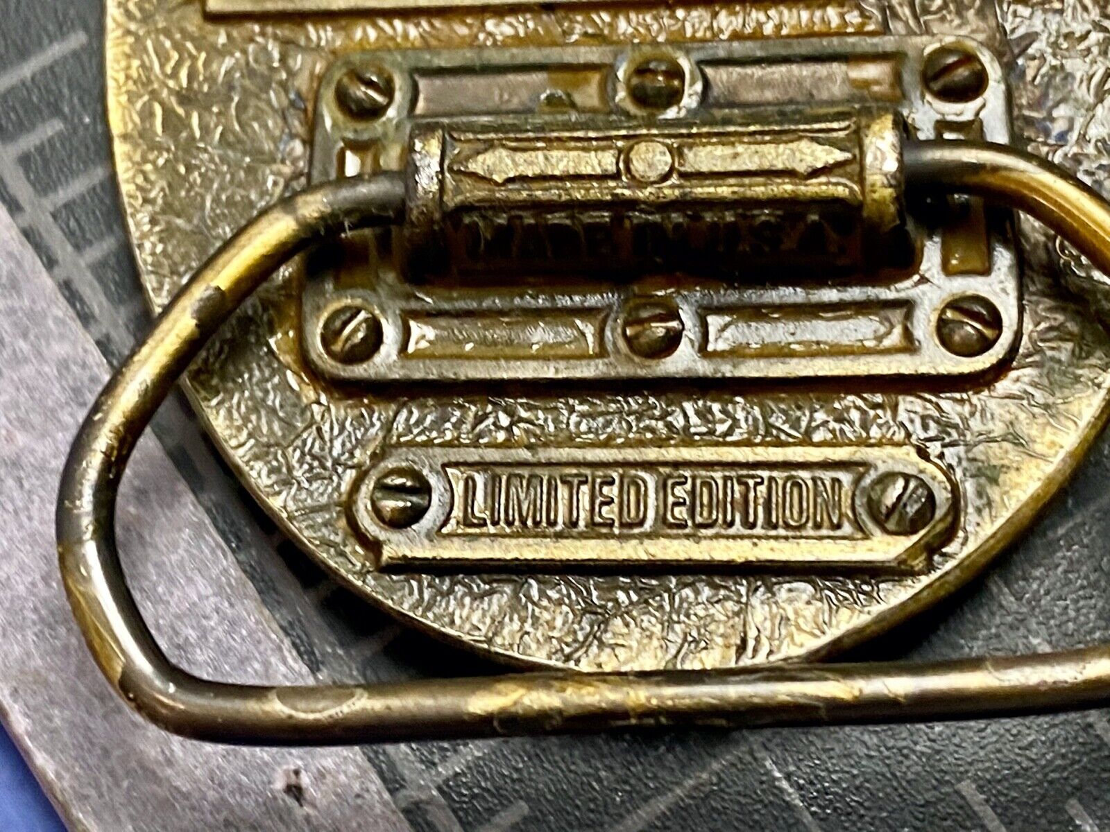 Vintage 1980's  Southern Outdoor Magazine LIMITED Belt Buckle - Made in USA