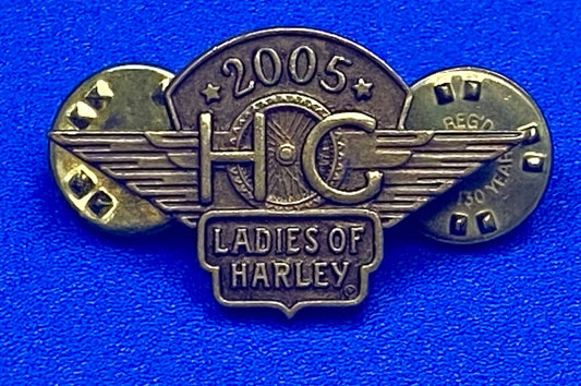 2005 Ladies HOG Harley Davidson Owners Group Motorcycles Pin