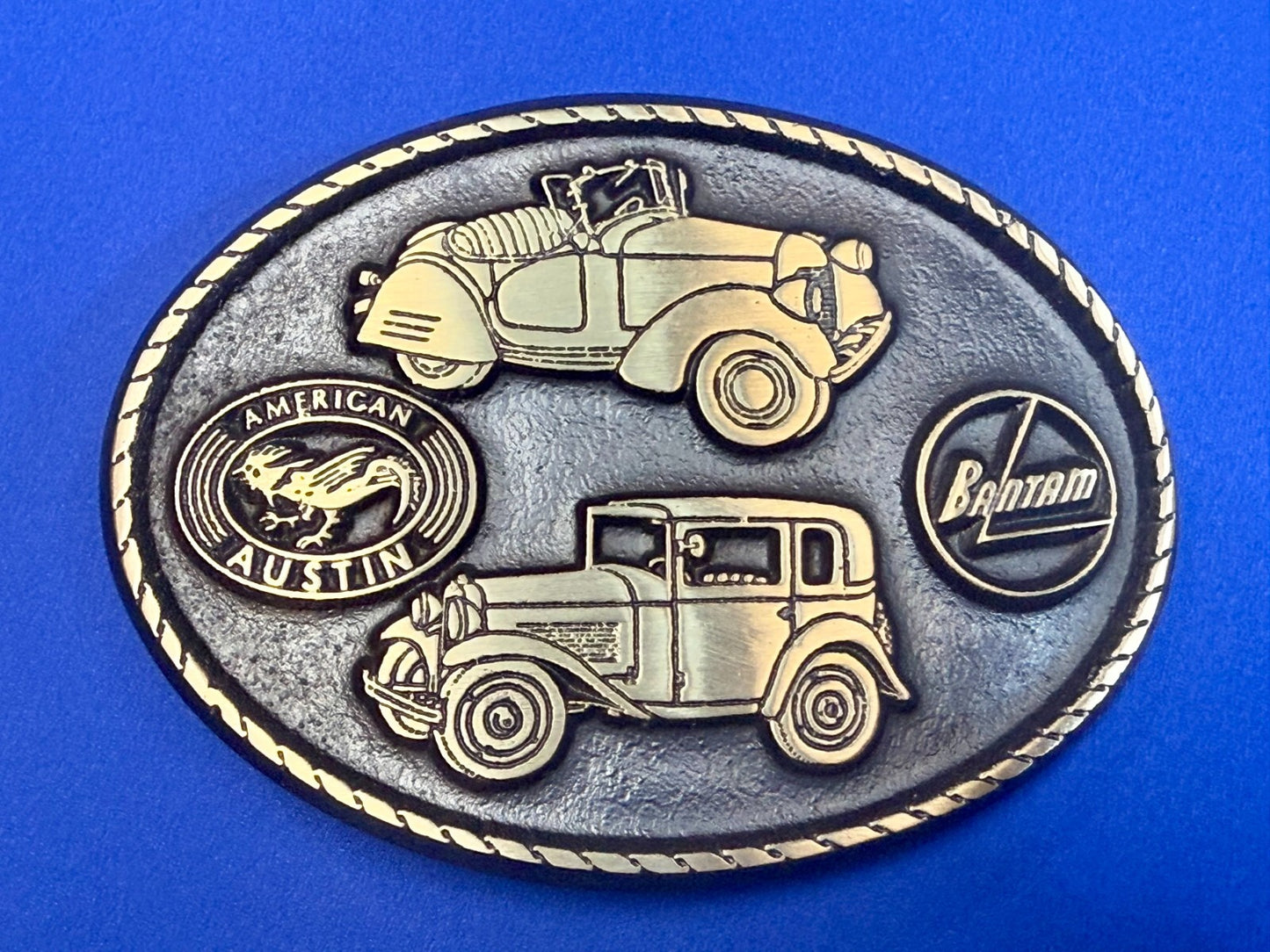 American Bantam Austin Classic Car Automobile Collectors Vintage NOS Belt Buckle