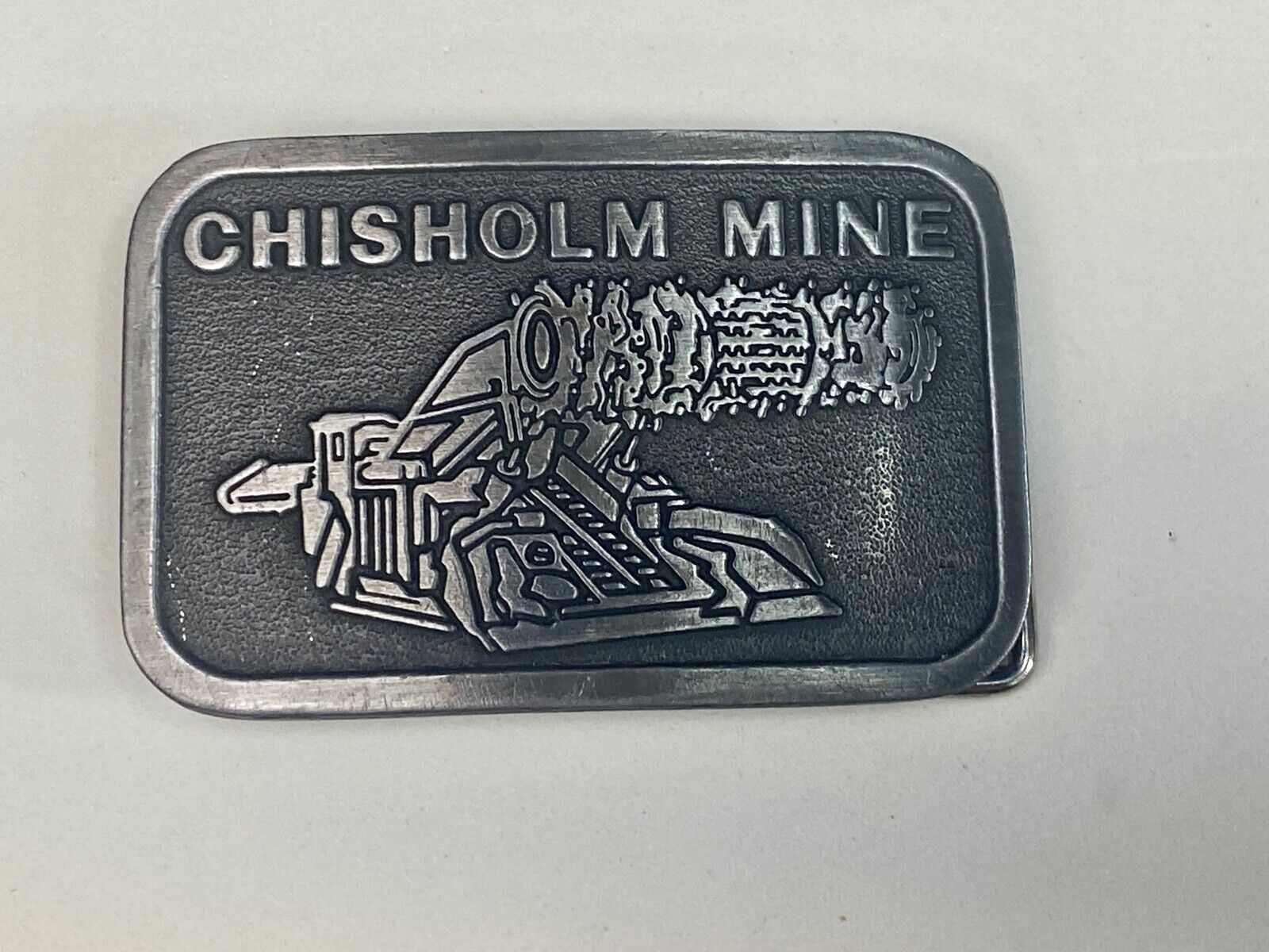 Vintage Belt Buckle Minnesota Chisholm, Mn Iron Mine -  Museum Of Mining 