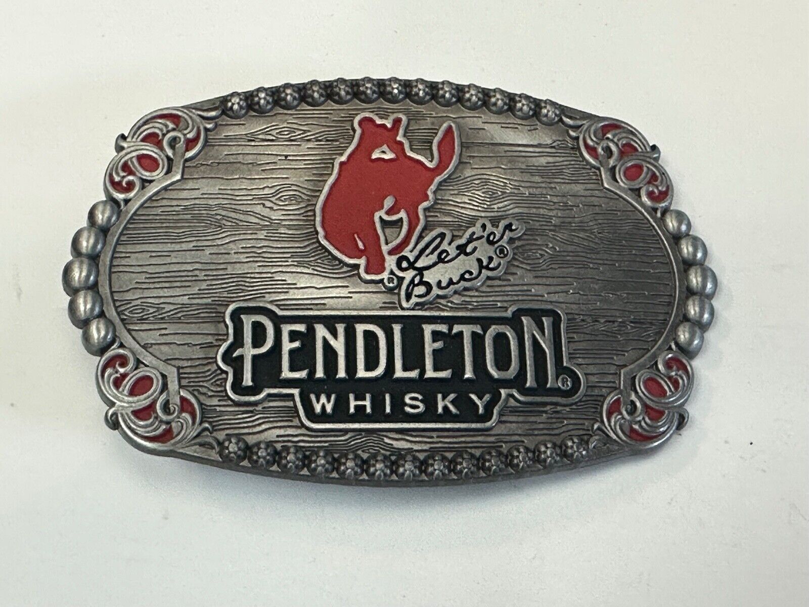 2023 PENDLETON WHISKY BELT BUCKLE MONTANA SILVERSMITHS COWBOY RODEO IN PACKAGING