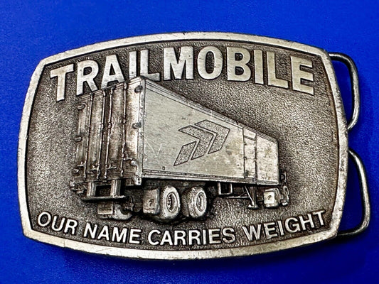 Trailmobile Our Name Carries Weight Semi Truck Long Haulers Trucker Belt Buckle