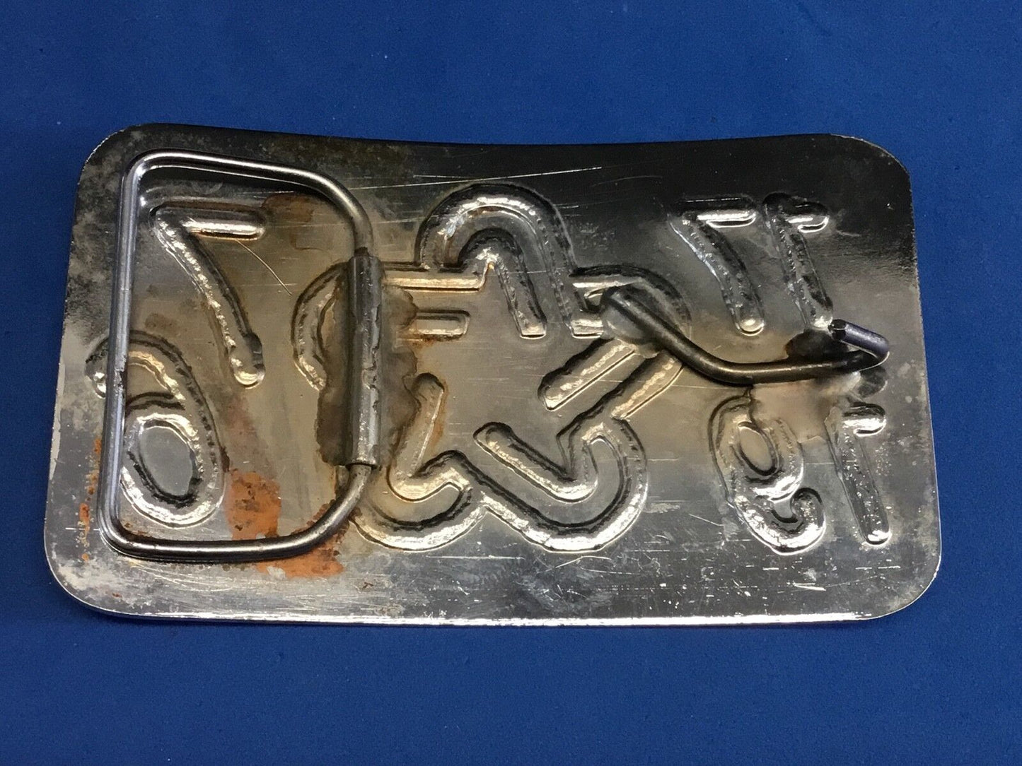 America bicentennial 1976 - 1776 stamped? star  belt buckle     