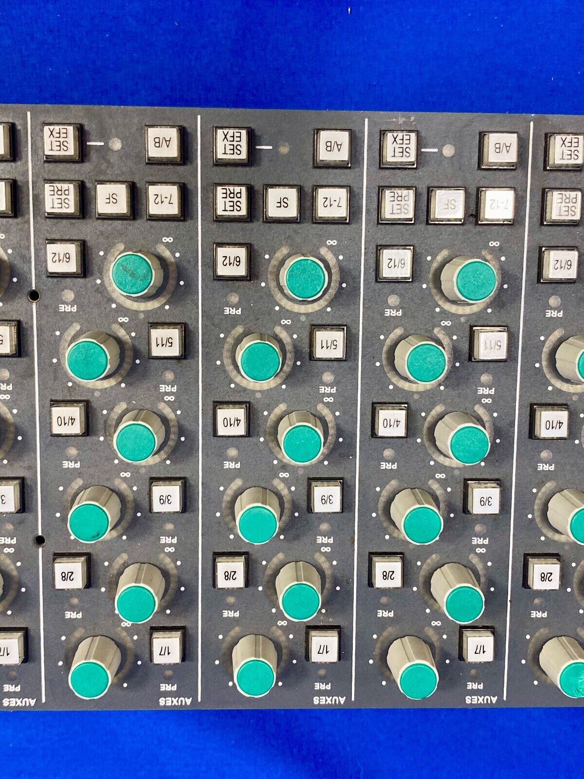 Aux Time from Solid State Logic Axiom MT + SSL A Series Console Mixer