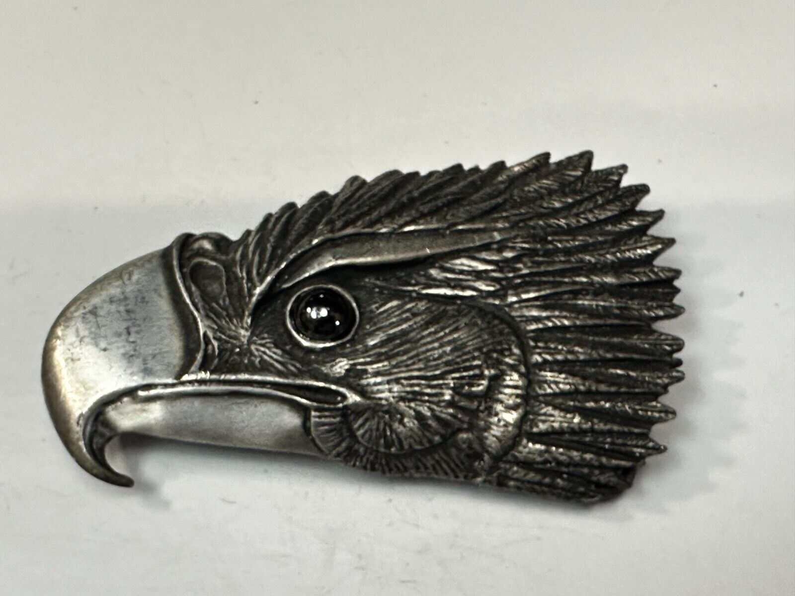 Vintage Eagles Head - Highly Detailed - Frederick Pewter Canada Belt Buckle
