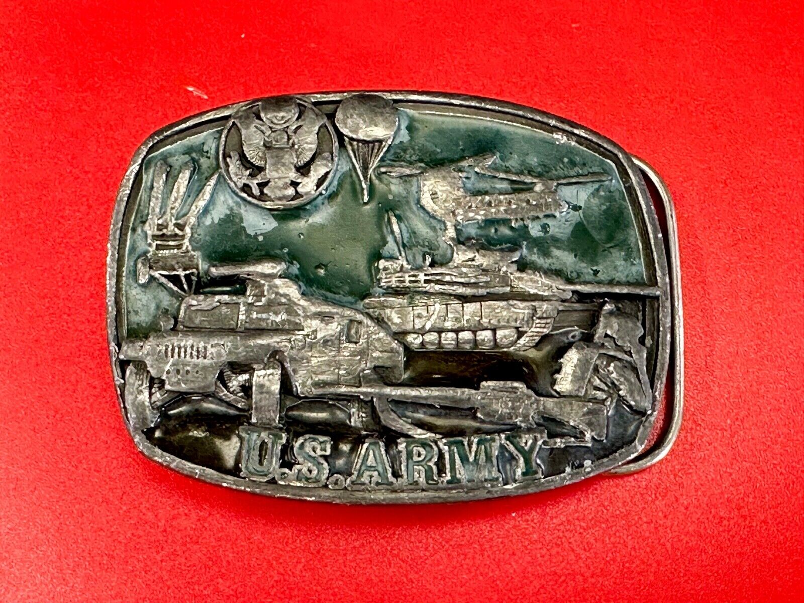 US United States Army No greater Honor than serving 91 Commemorative belt buckle