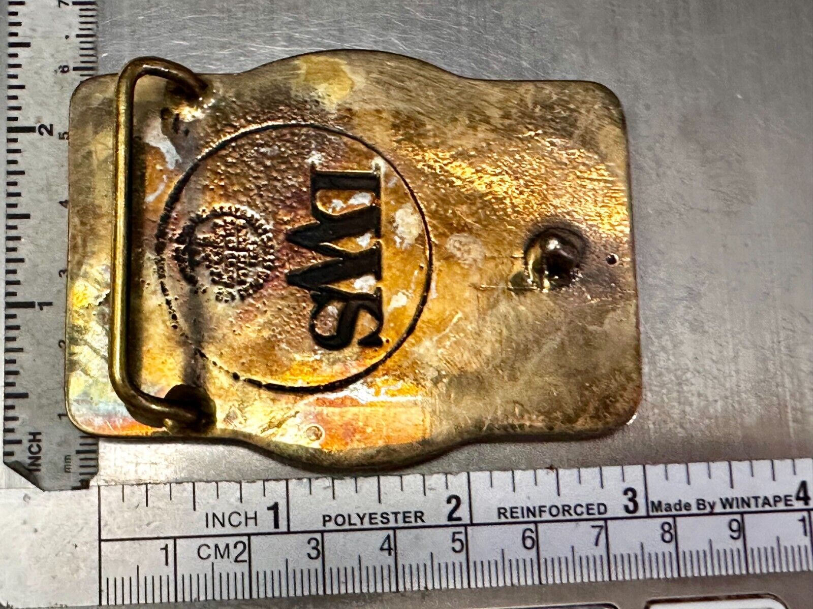 Arc Orbital Welding Machine's Inc World Leaders Advertisement Promo Belt Buckle