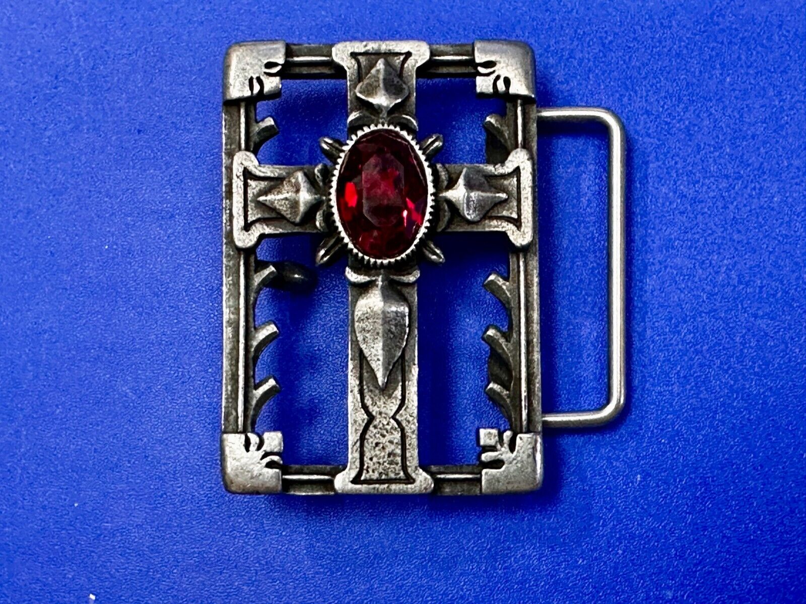 Alchemy Gothic Cross Openwork Centerpiece 2004 Belt Buckle Made in England