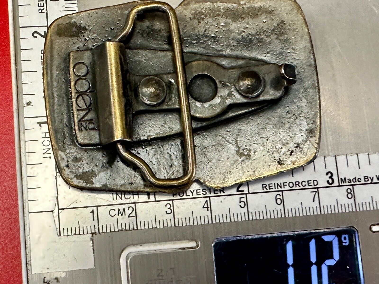 Vintage Letter P - Initial Monogram belt buckle by Oden