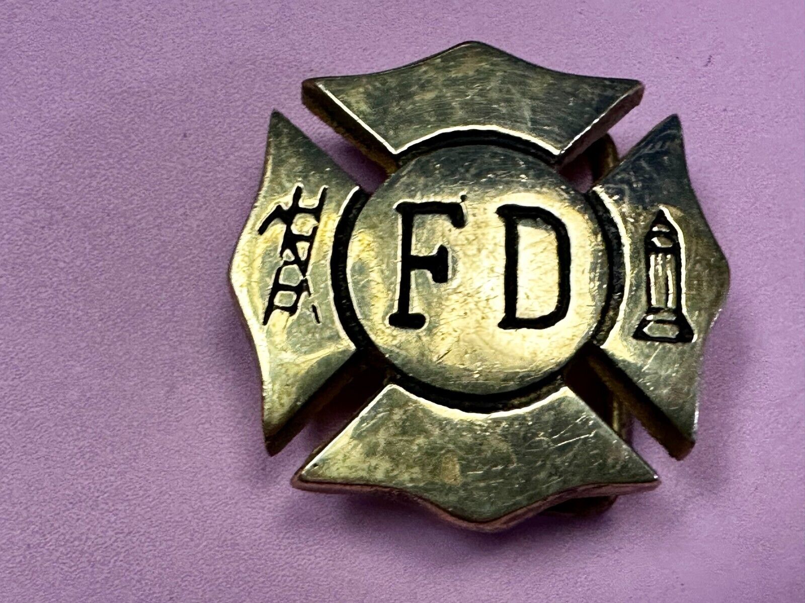 Belt Buckle fire logo