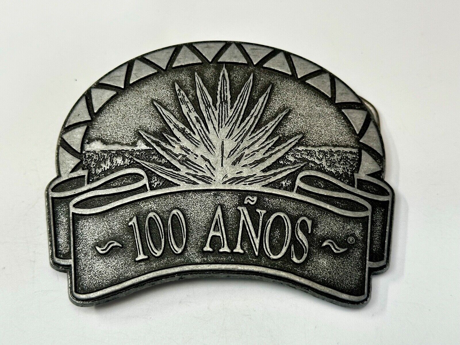 100 Anos Tequila Booze Advertisement Hundred Years Belt Buckle