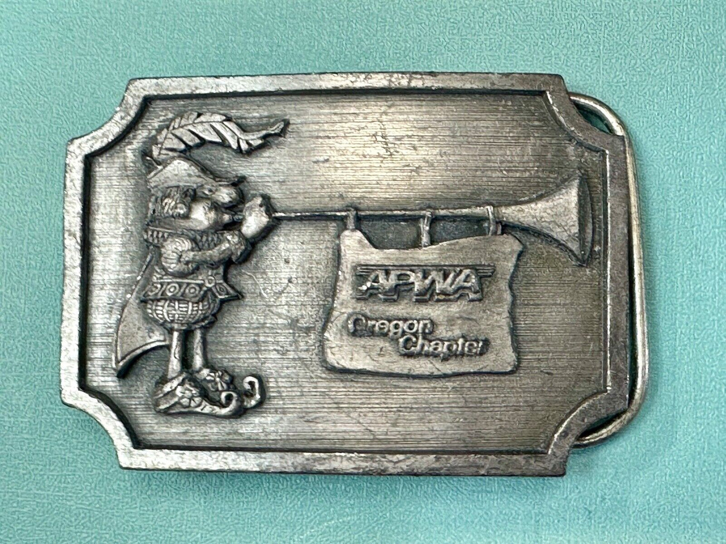 APWA Oregon chapter American Public Works Association Conference belt buckle