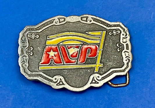 Vintage Avp Logo Emblem Western Framed Belt Buckle
