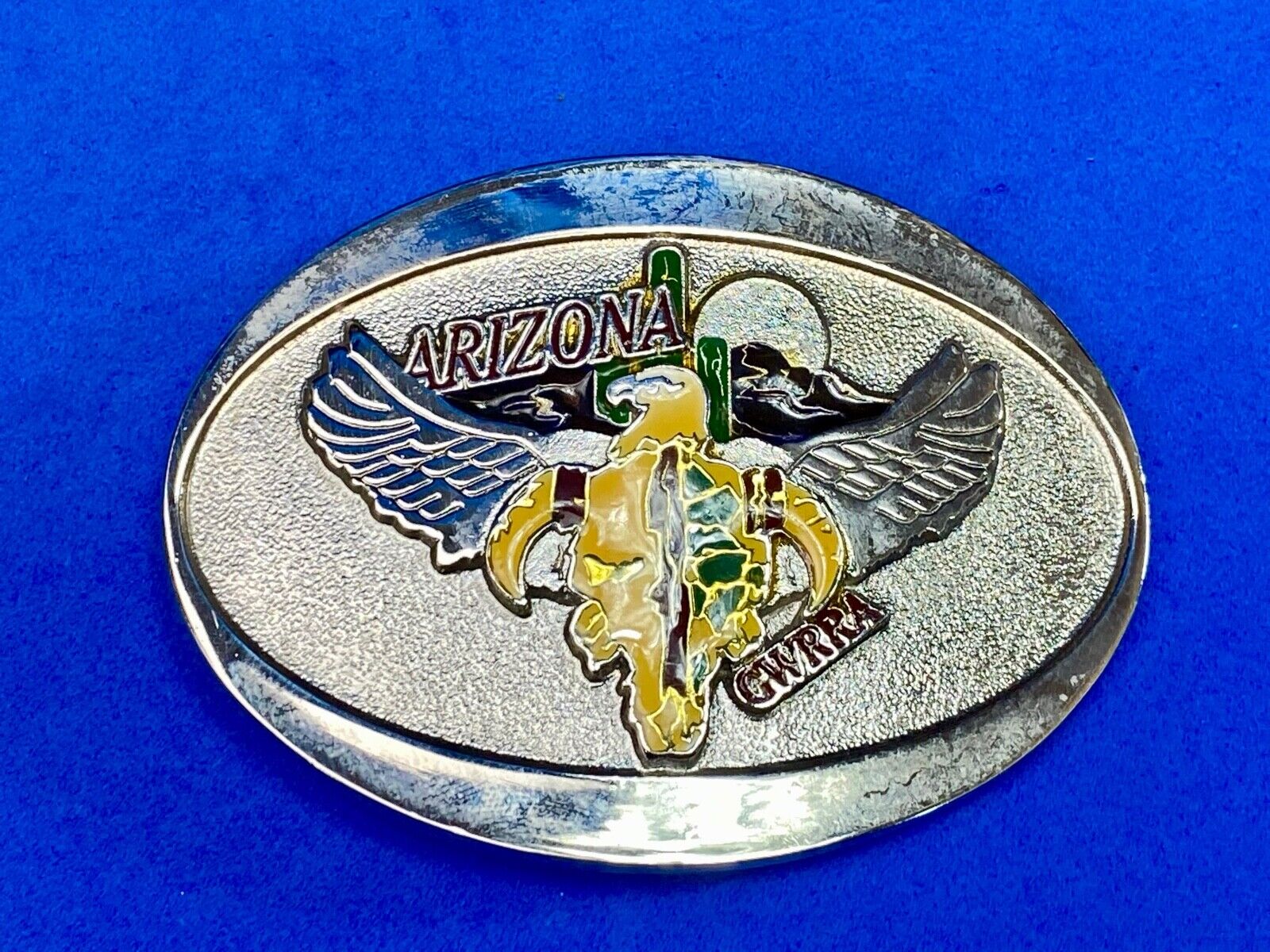 Arizona Cwrra Honda Motorcycles Gold Wing Road Riders Belt Buckle 