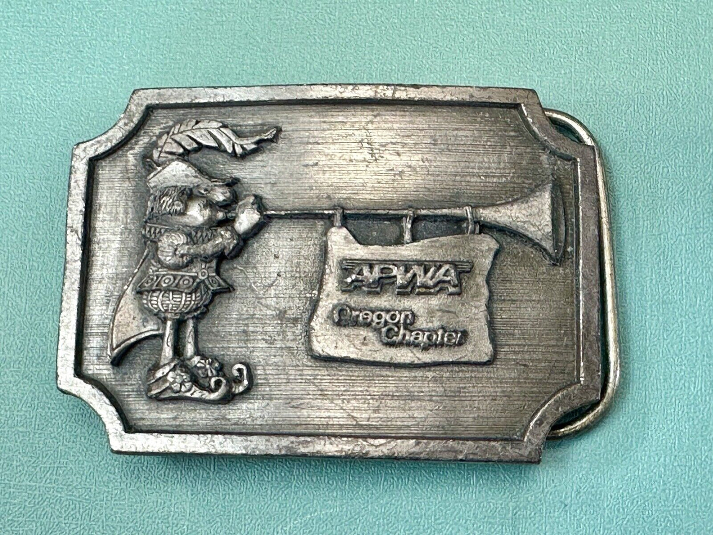 APWA Oregon chapter American Public Works Association Conference belt buckle