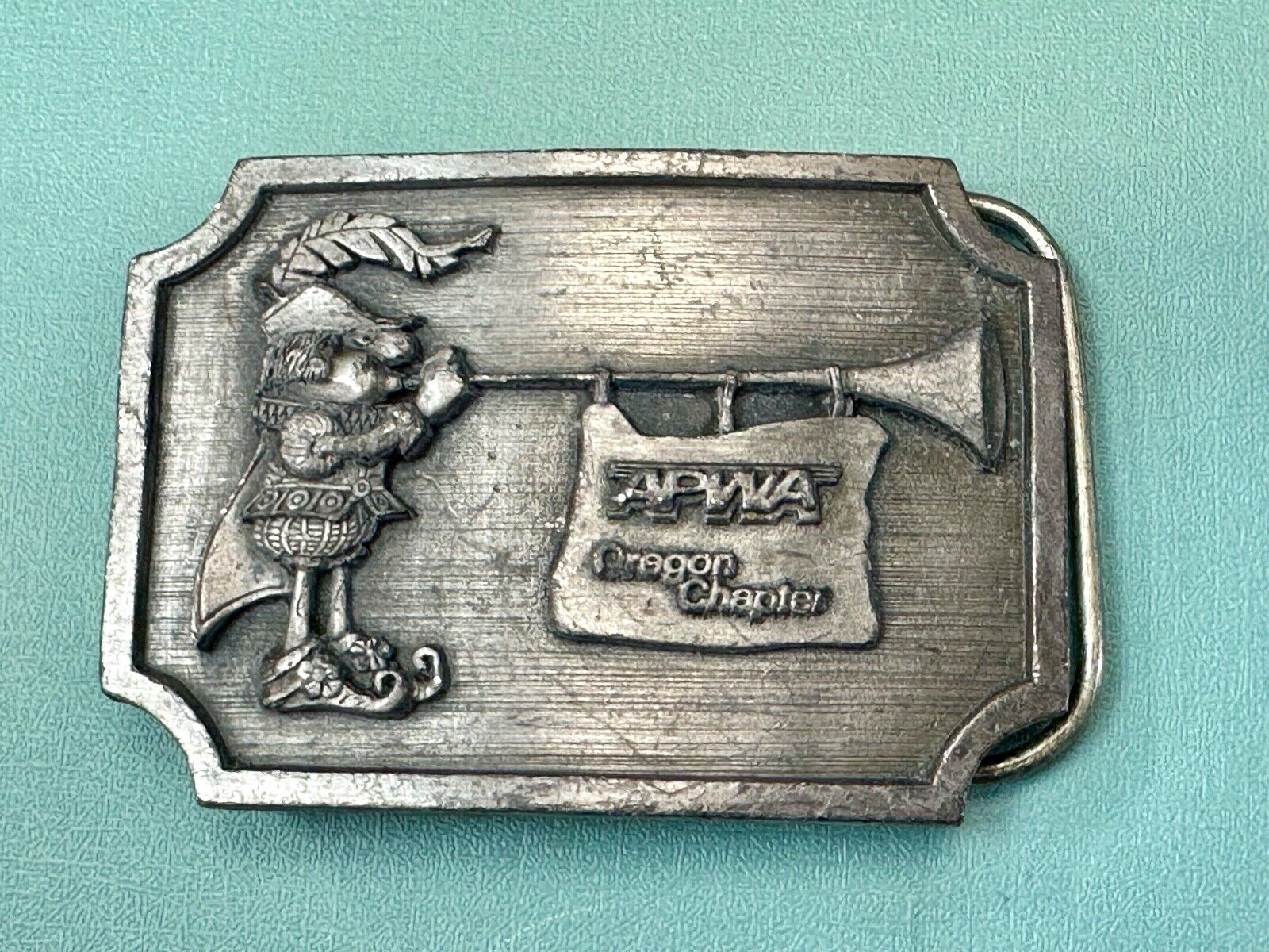 APWA Oregon chapter American Public Works Association Conference belt buckle