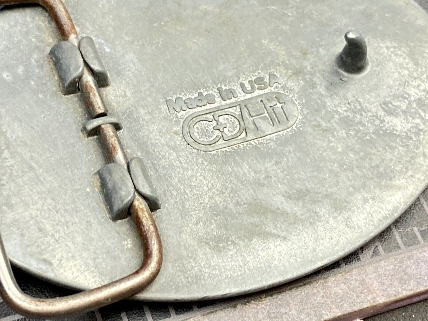 Vintage General Communication Inc.  GCI - promotional belt buckle 