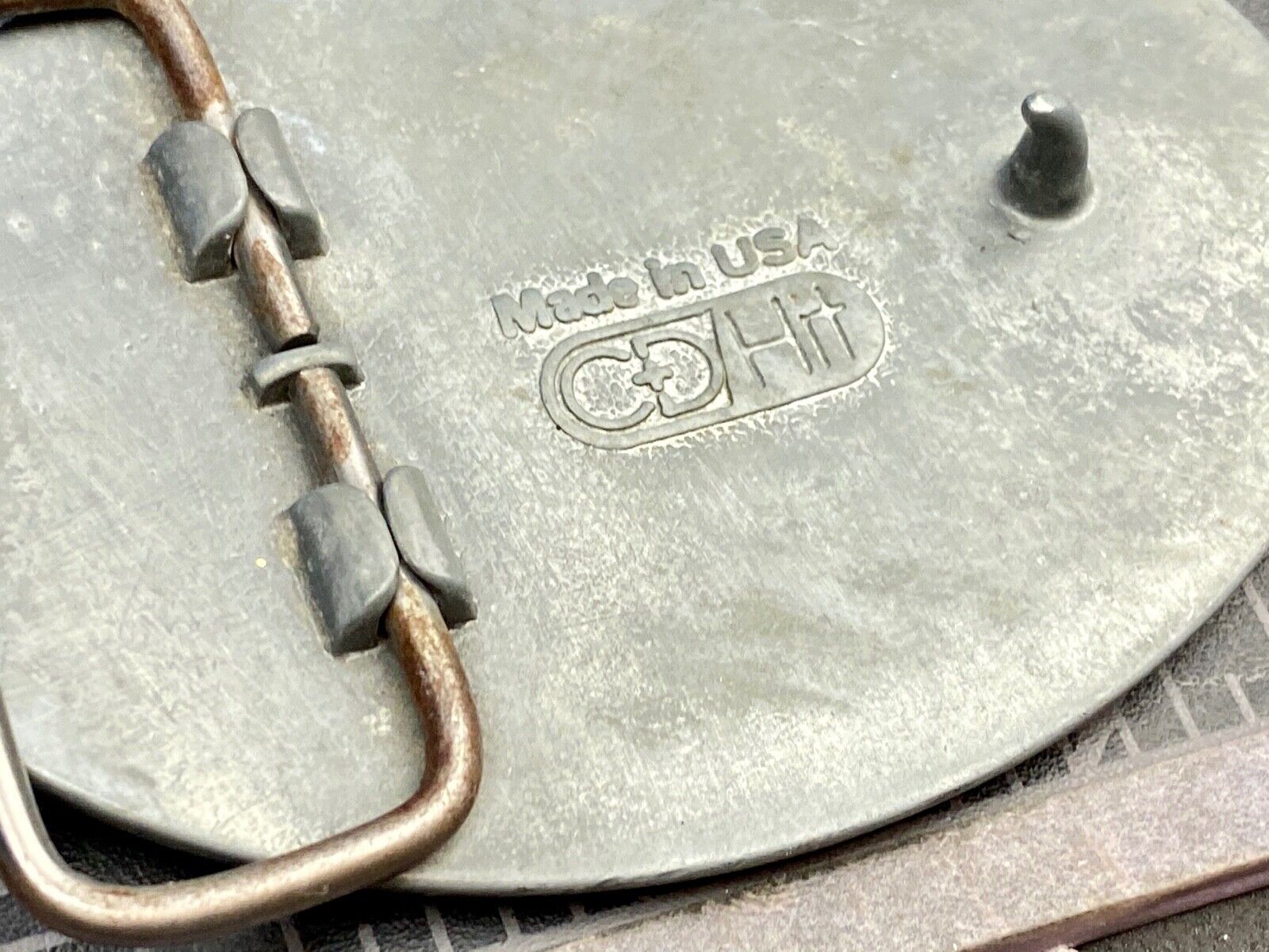 Vintage General Communication Inc.  GCI - promotional belt buckle 