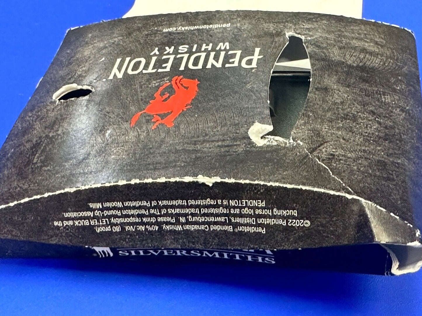 2023 PENDLETON WHISKY BELT BUCKLE MONTANA SILVERSMITHS COWBOY RODEO IN PACKAGING