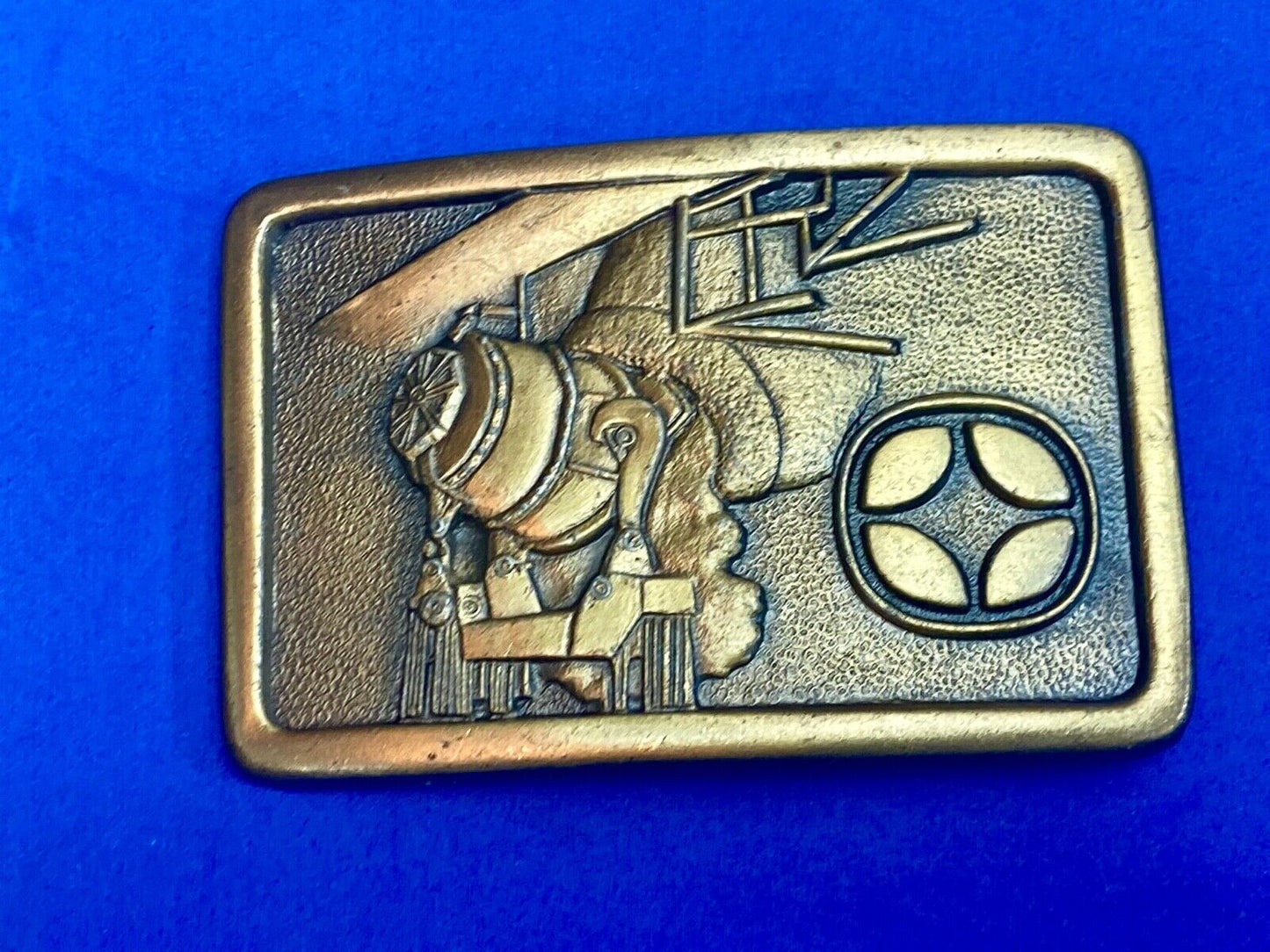 Vintage Mining Equipment - Inland Topps Diner  Semco Belt Buckle 