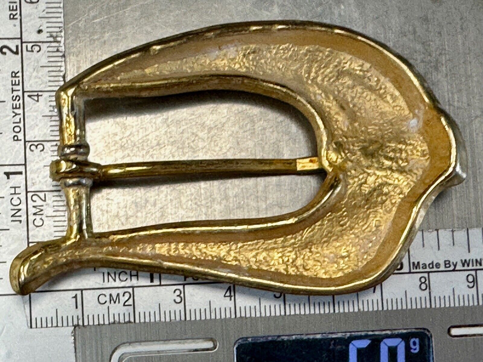 Victorian vibe - vintage gold tone replacement belt buckle