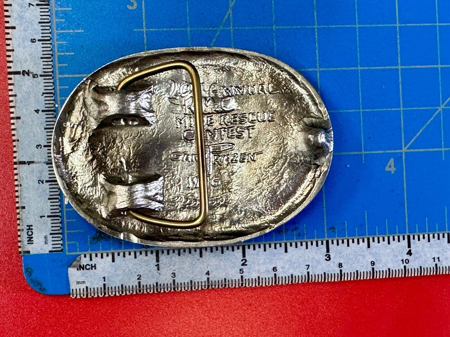 20th ANNUAL ROCKY MOUNTAIN COAL MINE RESCUE BELT BUCKLE! VINTAGE! GARY PRAZEN 96