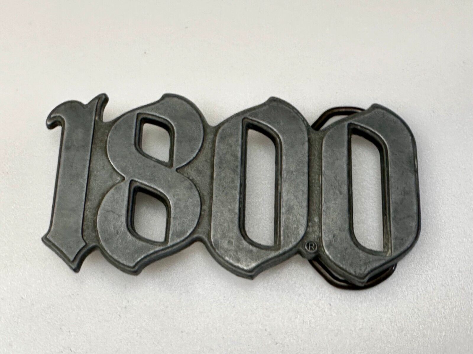 1800 The Best Tasting Tequila Liquor Cutout Promo Advertisement Belt Buckle