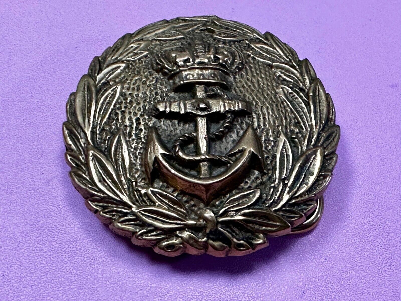 Victorian British Royal Navy Officers Belt Buckle - Unknown to me! World War 1?