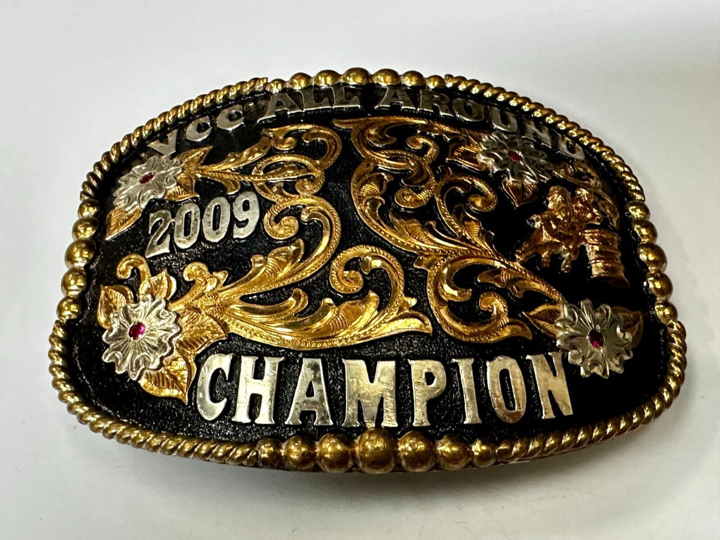 VCC All Around Champion 2009 Rodeo Trophy Belt Buckle by Cut Above Andy Andrews