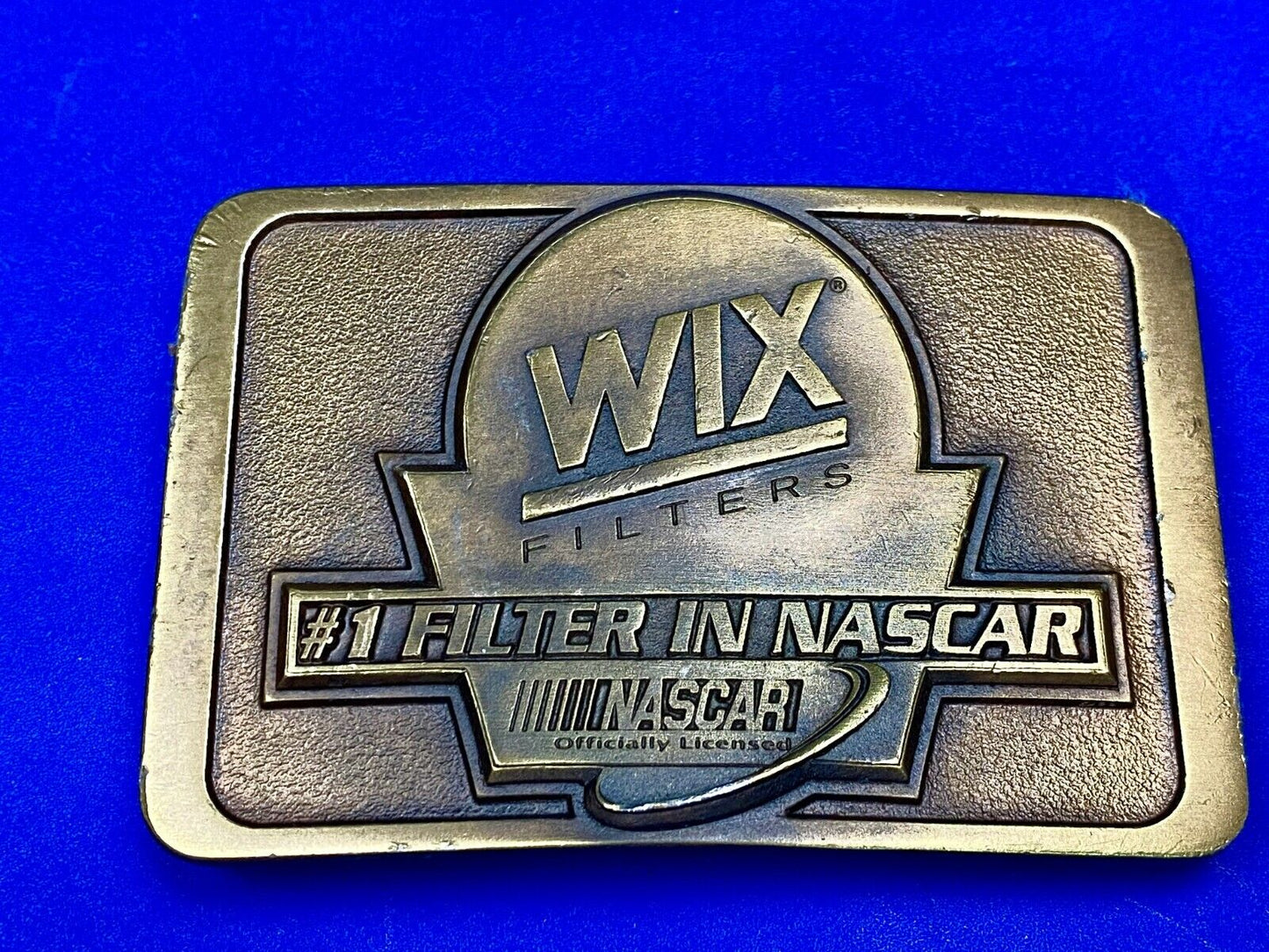 **Wix** The #1 Filter In Nascar Air & Oil Filters Company Belt Buckle