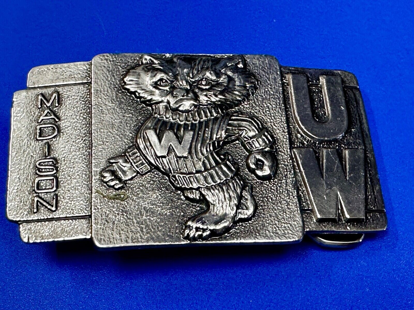 UW Badgers Belt Buckle  Mining Metallurgy Clubs University of Wisconsin Madison
