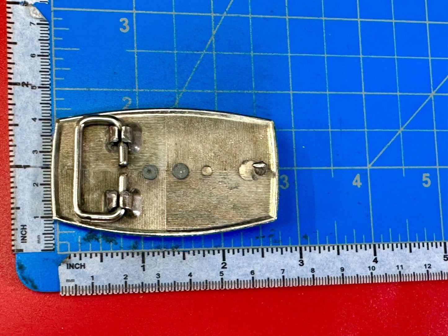 Vintage Cowboy Saddle Bronc western belt buckle to restore
