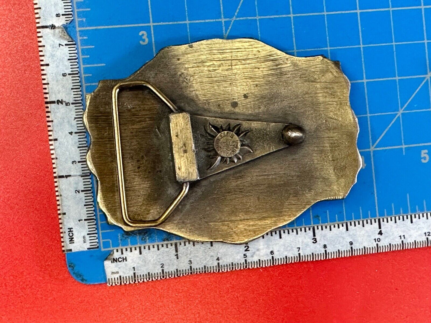 Two Coins Spirit of 76, Liberty Bell Patriotic America Vintage Lewis Belt buckle