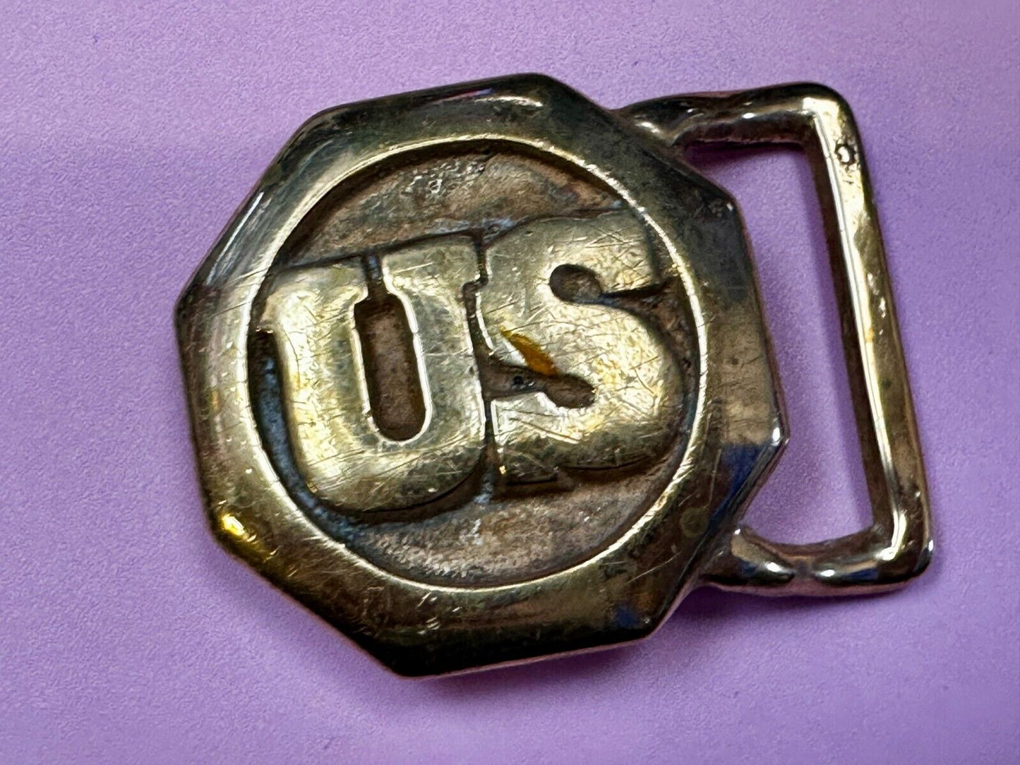 US Civil Soldiers Union Army Replica? Unknown to me! Hexagon Cast Belt Buckle