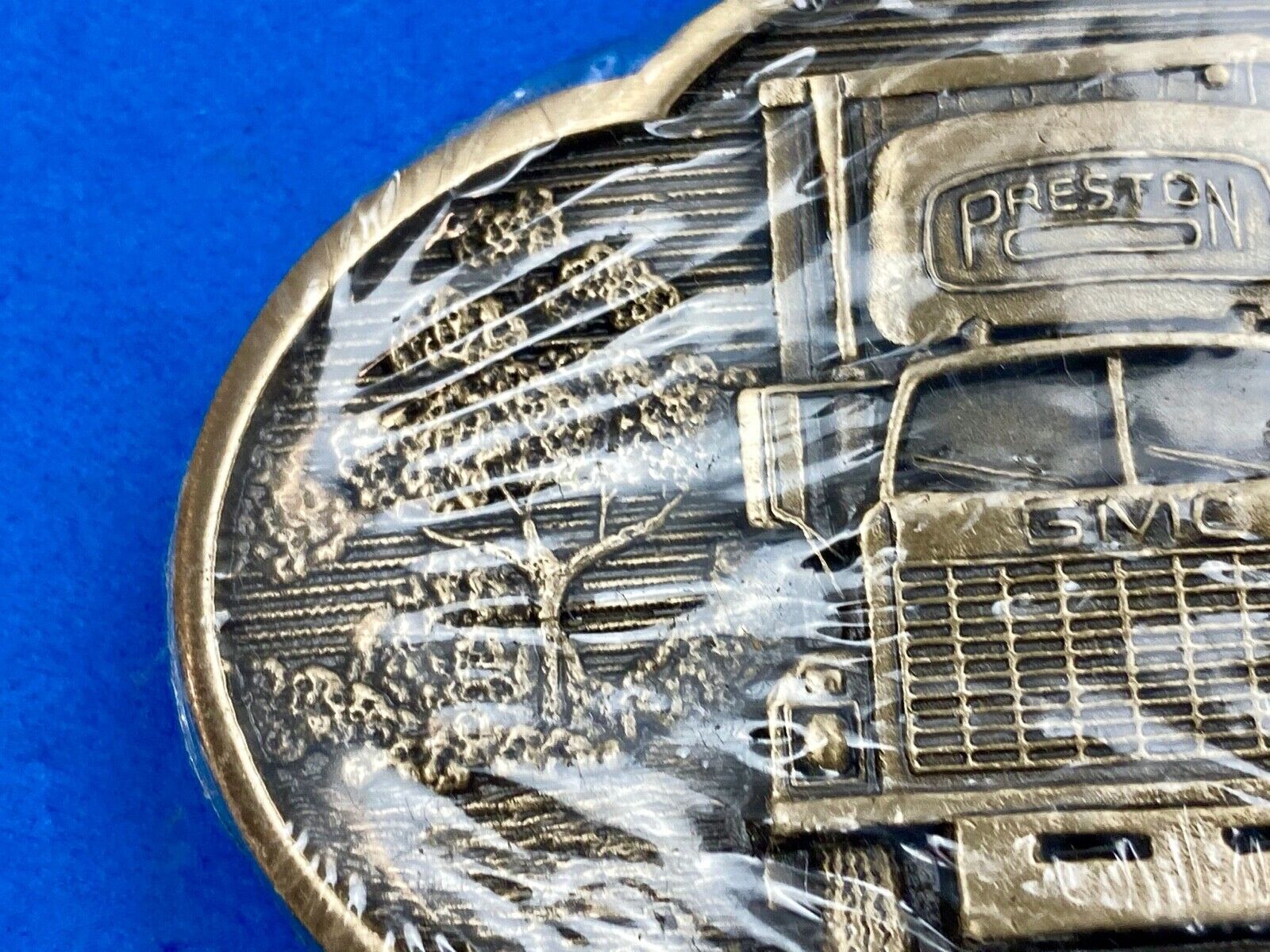 Vintage 1980’s Preston Semi drivers - BELT BUCKLE by O.C.Tanner