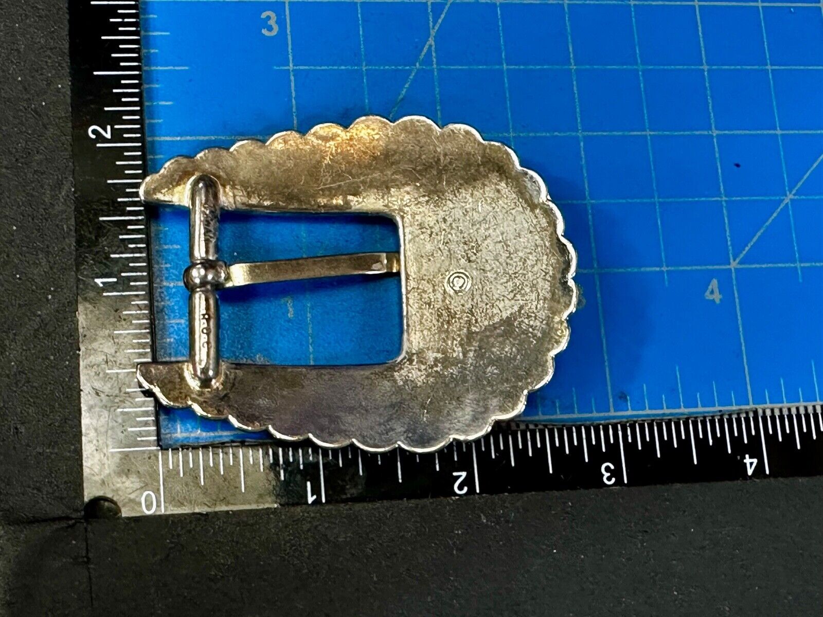 Unique Raised Dimensional Vintage Replacement Ornate 3" Wide Belt Buckle