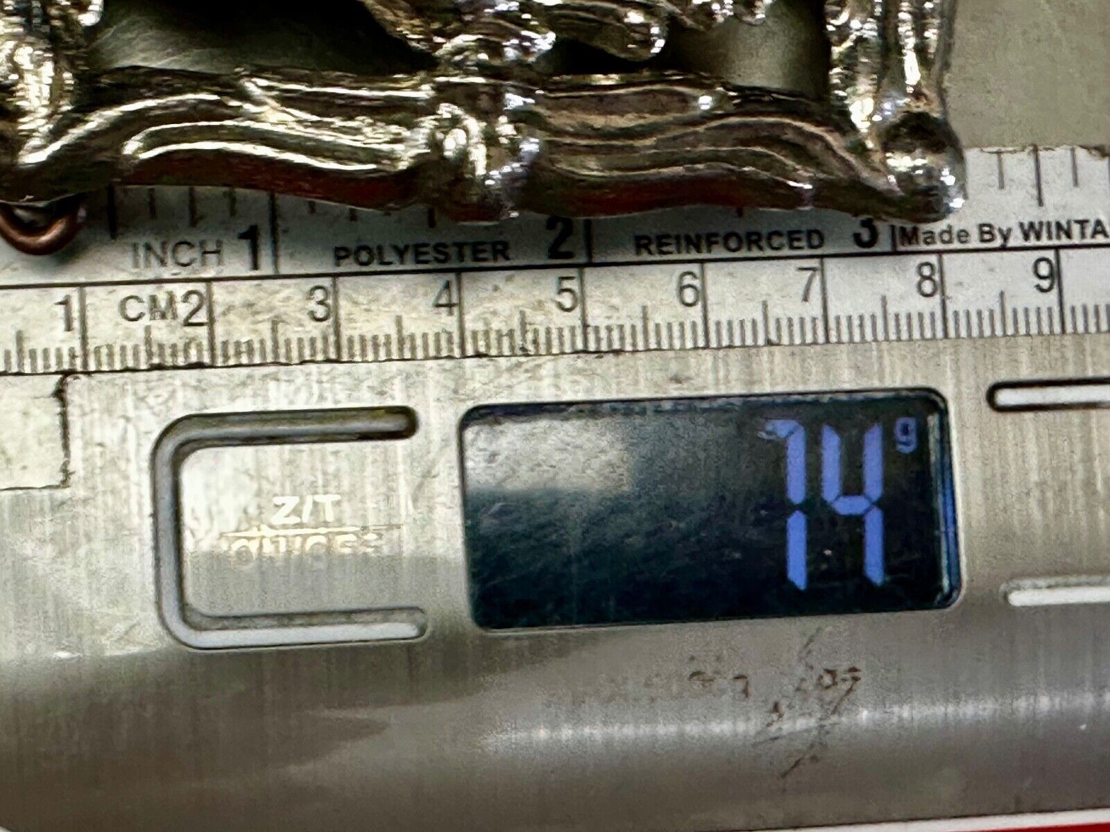 Unique silver tone Vintage Cowboy Saddle Bronc see through western belt buckle