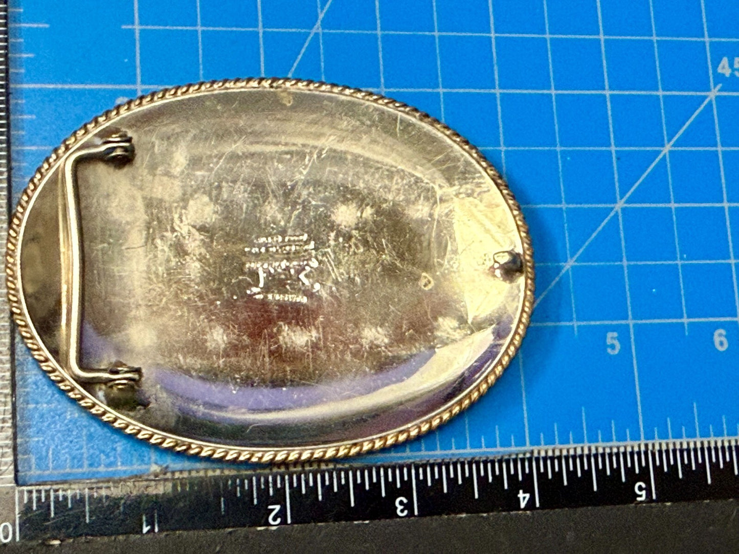Tuba City High School Rodeo B-K Silversmiths Award Trophy Belt Buckle