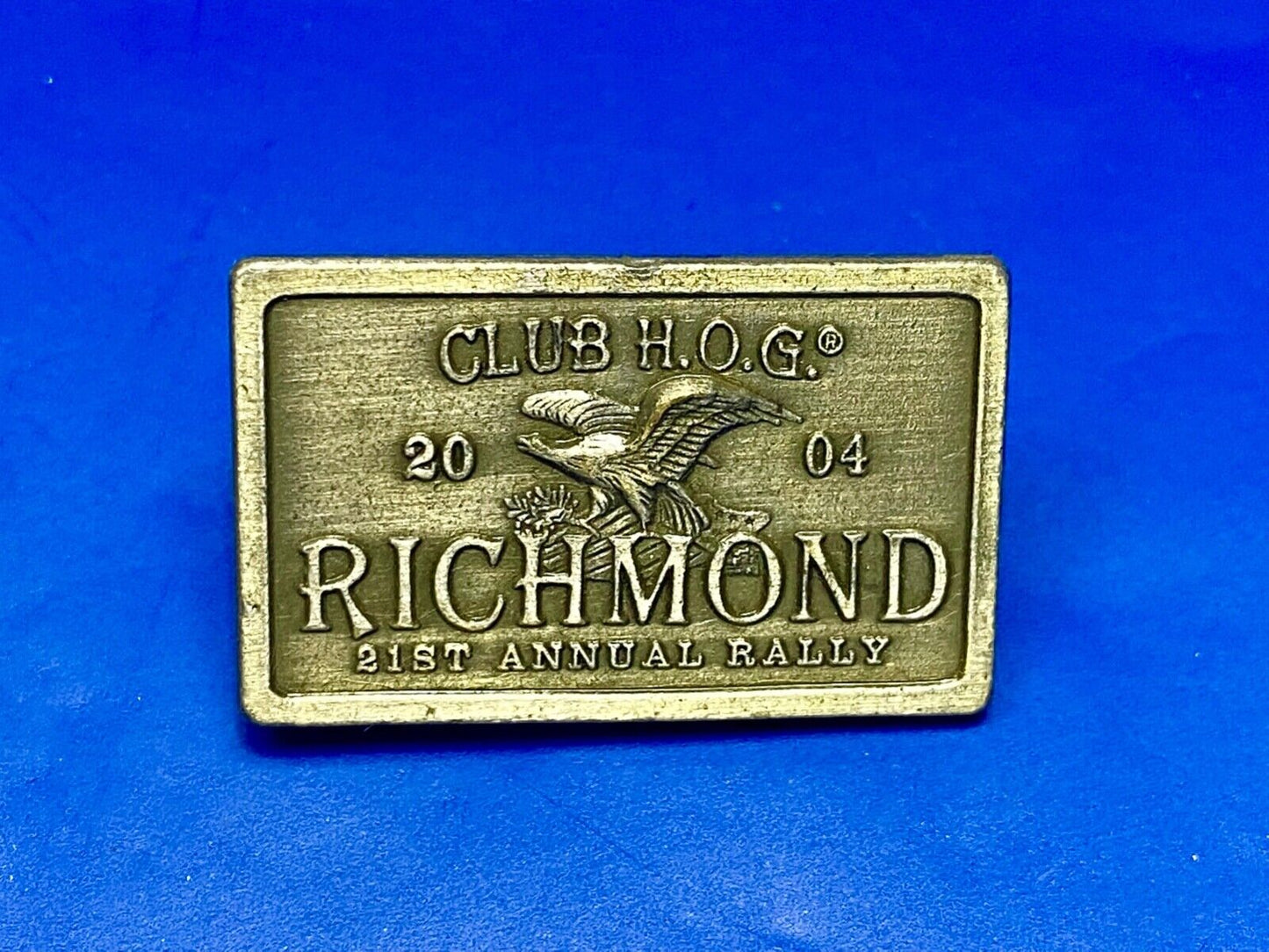 2004 Richmond Virginia Harley Davidson HOG Annual Rally Motorcycle Pin