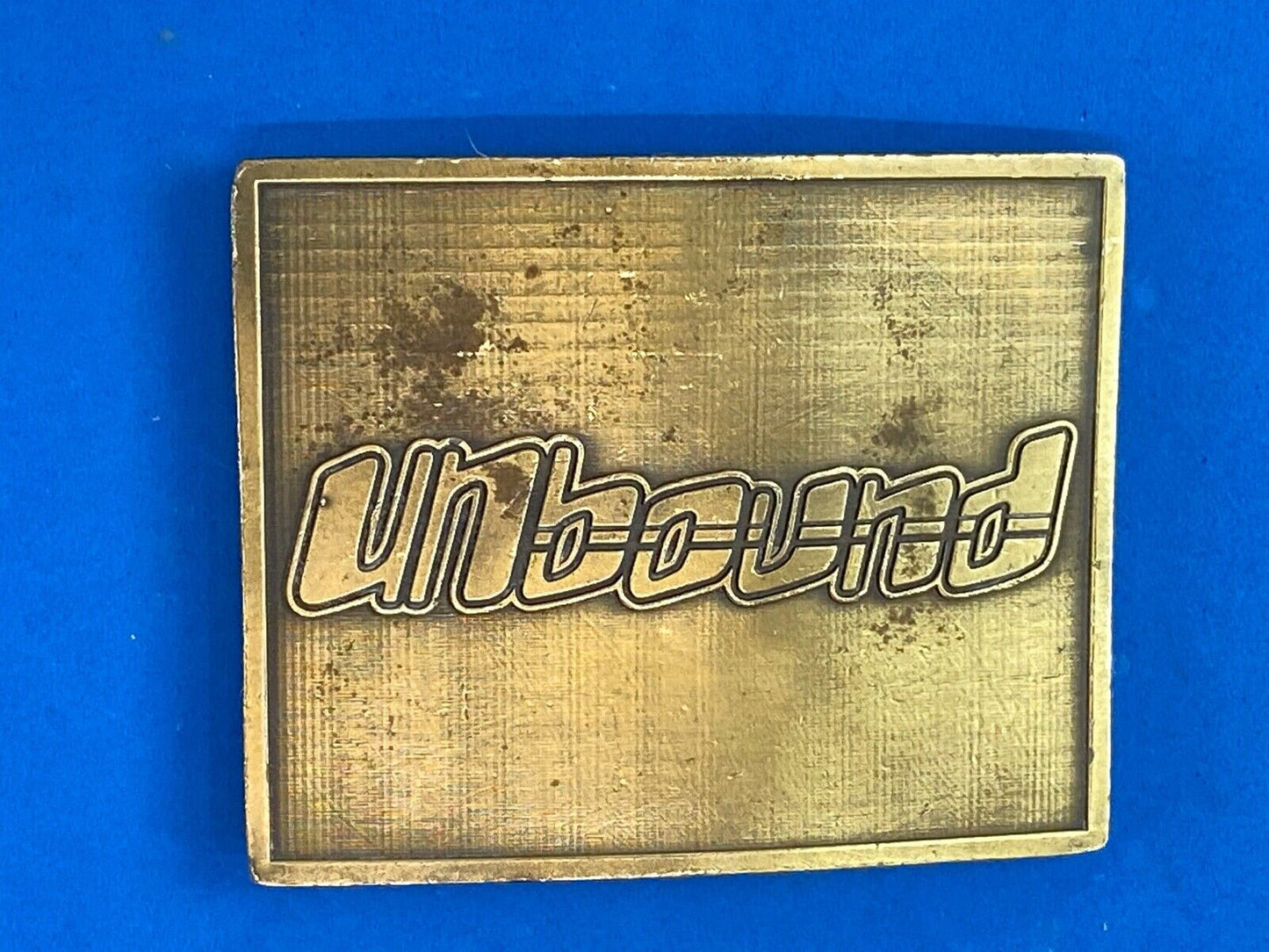 Unbound Promotional Belt Buckle Child Sponsorship Charity Based In Kansas City 