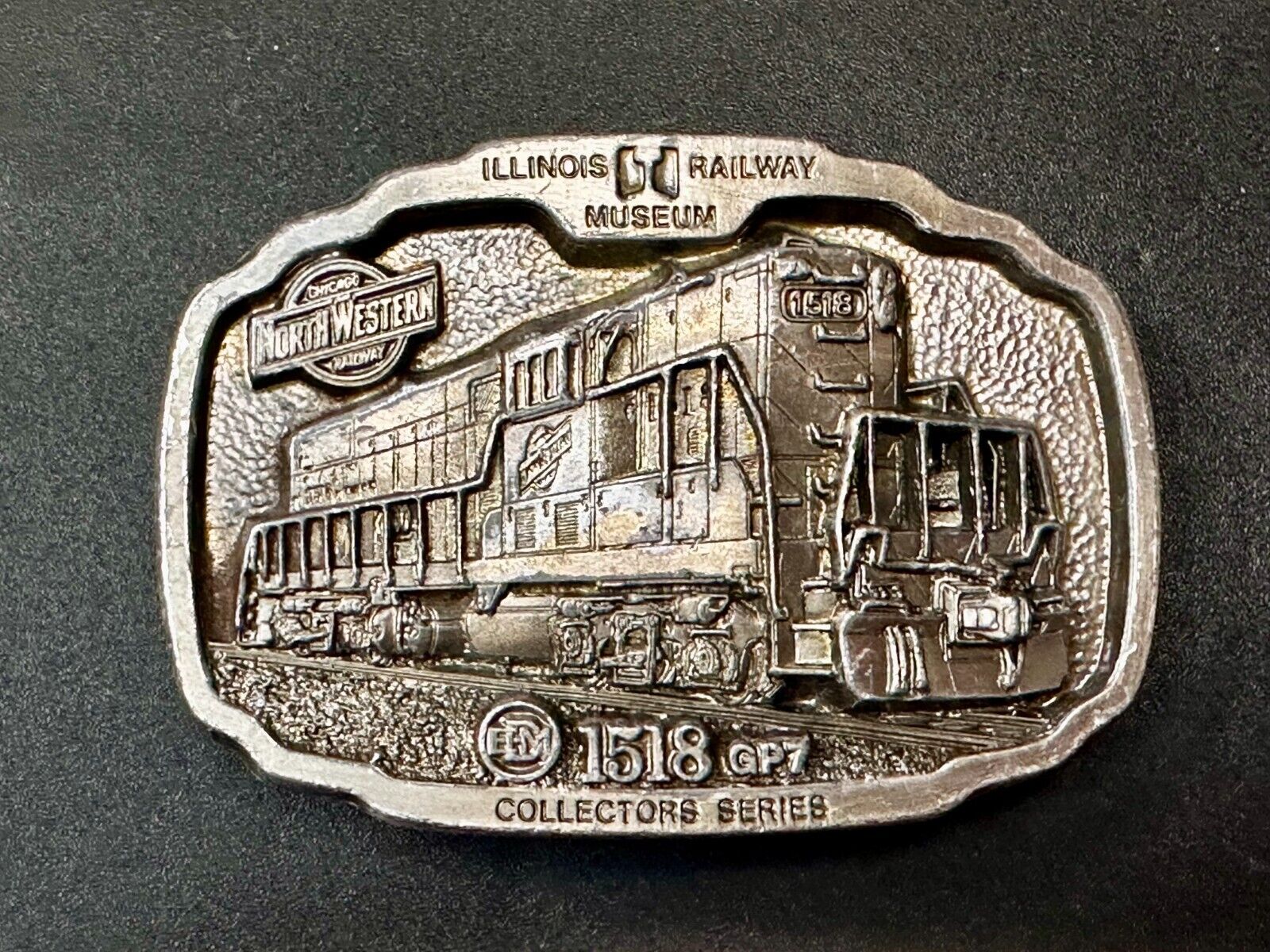 15q8 GPY North Western Train Engine Illinois RailWay Museum Belt Buckle