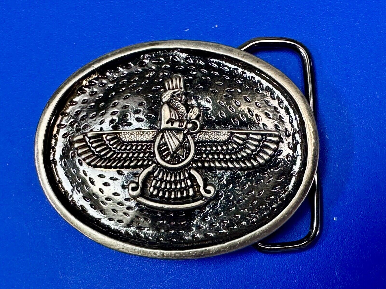 Unique King Thunderbird Wings? .  Unknown to me vintage belt buckle